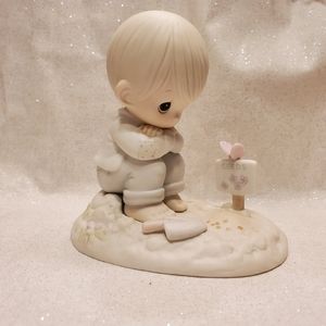 Precious Moments 1987 “In His Time” Porcelain Figurine
